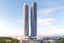 An elegant complex of two towers in Jumeirah Village Circle